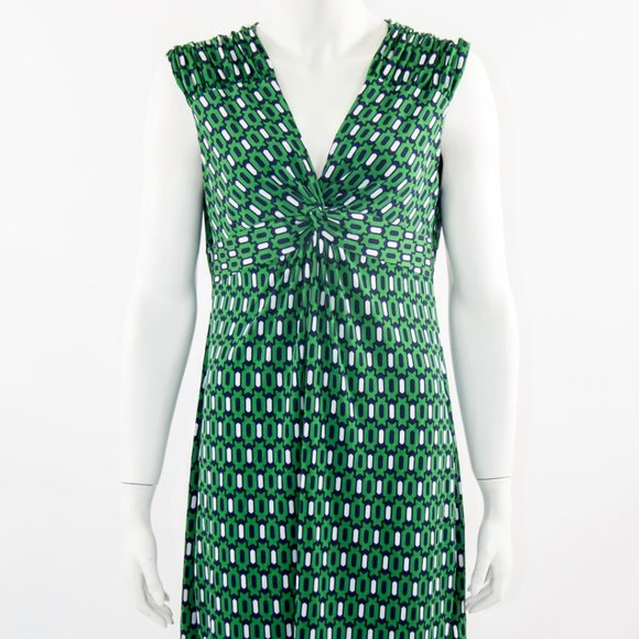 Kiara Print Summer Casual Dress Geometric sz large - Picture 3 of 8